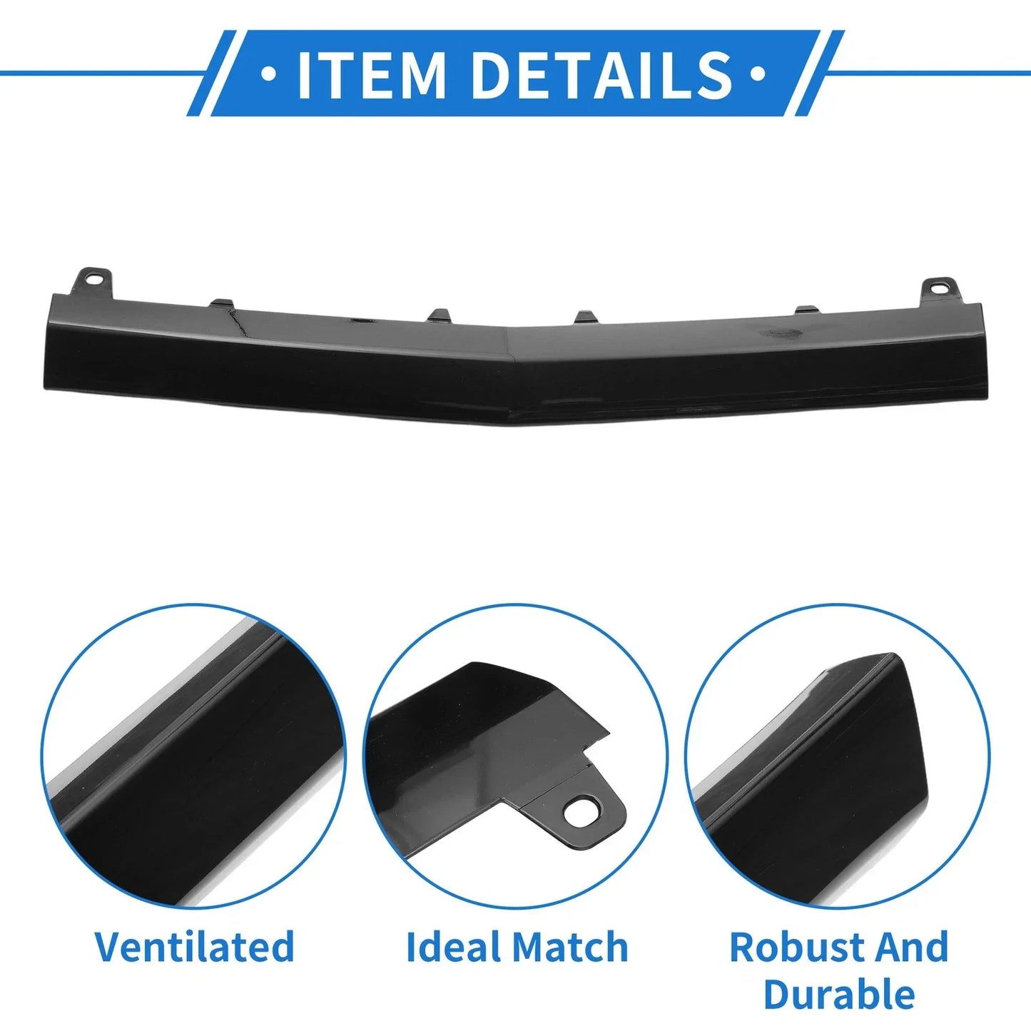 Front Lower Center Bumper Grille Trim for Mercedes-Benz W205 (2015-2018)