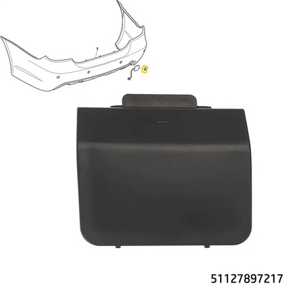 Rear Bumper Tow Eye Hook Cover for BMW E60 5 Series (2005-2010)