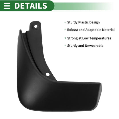 Mud Flaps Splash Guards for Hyundai Genesis GV80 2021-2023 with Mounts