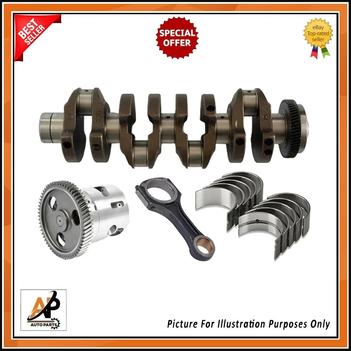 Crankshaft Engine Rebuild Kit for Mercedes-Benz Sprinter 2.2 Diesel (2009–2018)