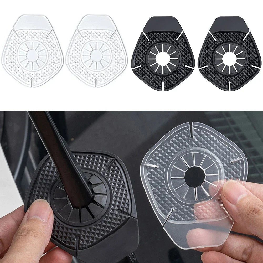 Windshield Wiper Arm Bottom Hole Protective Cover PVC Dustproof Pad Cover