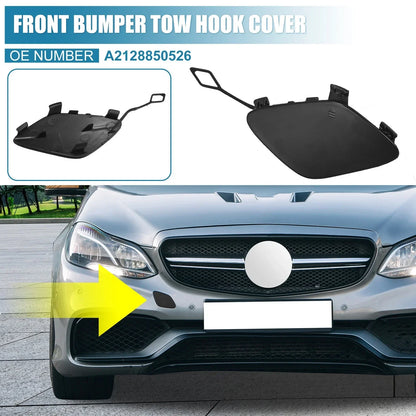 Front Right Bumper Tow Hook Cover for Mercedes-Benz E250 2014-2015 Black