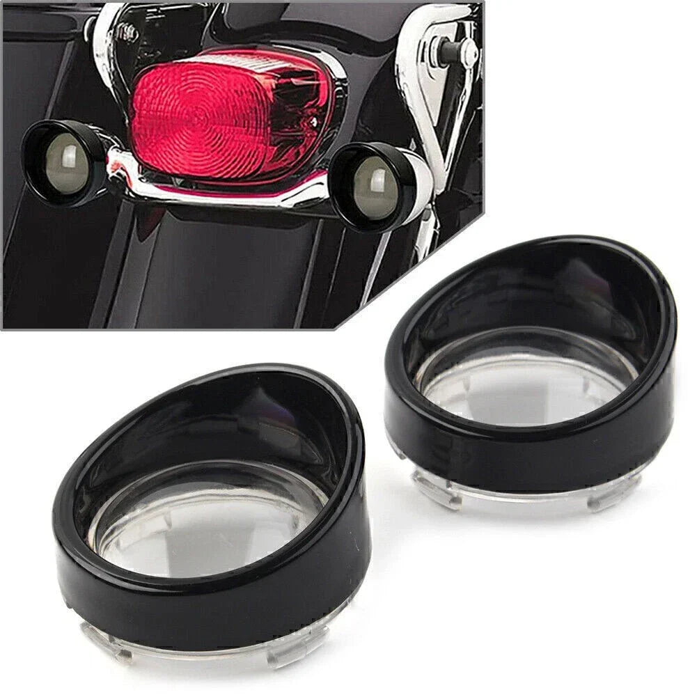 Turn Signal Light Lens Cover Bezels for Harley Davidson Softail