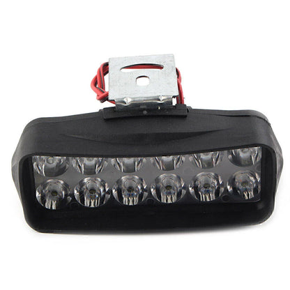 12-LED White Fog Light Headlamp for Motorcycle UTV ATV