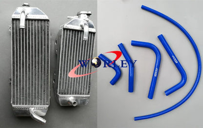 Aluminum Radiator & Silicone Hose for Kawasaki KX250F 2017-2018