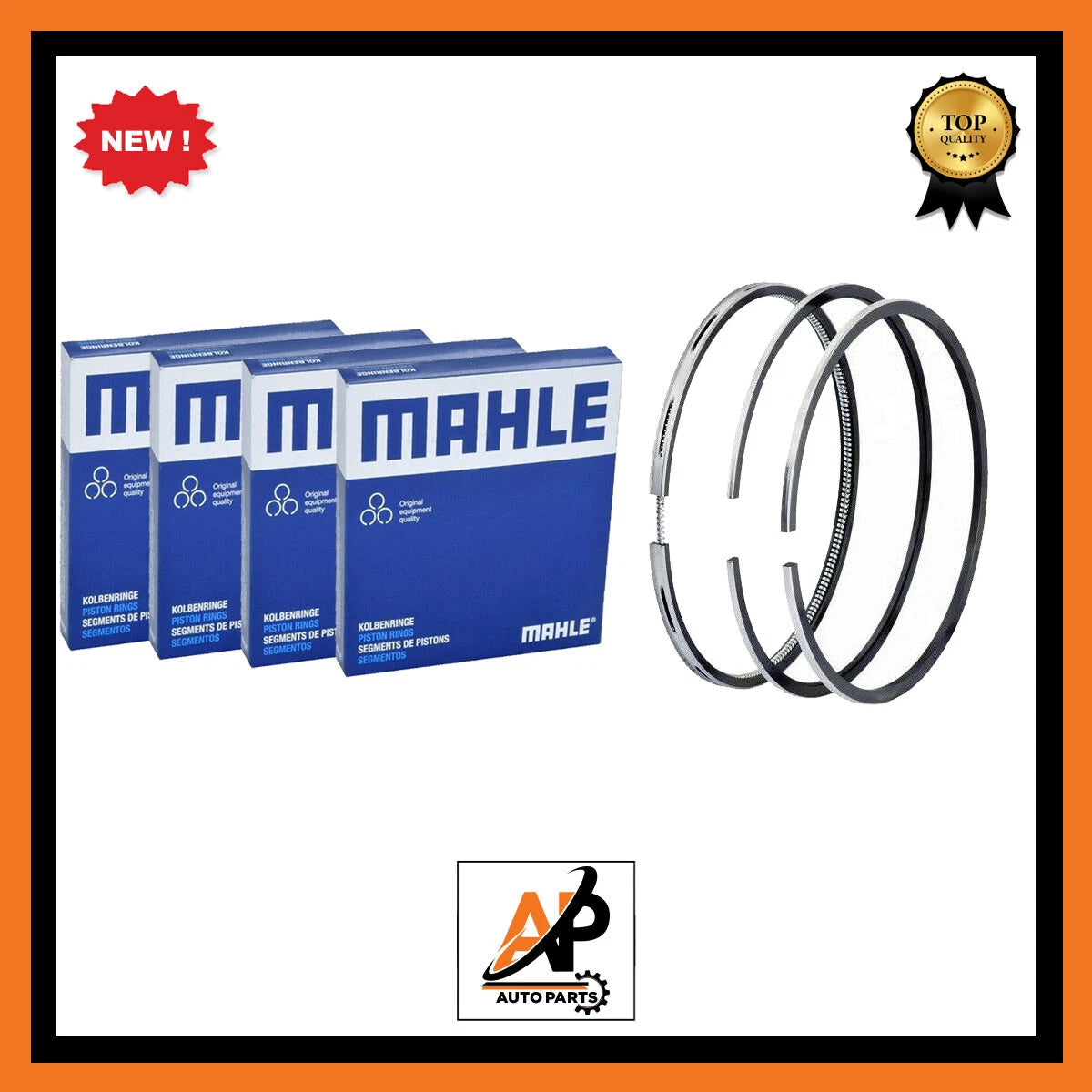 4 Piston Rings Standard Bore for Opel Ascona Astra Omega C20XE C20LET (1990–1994)