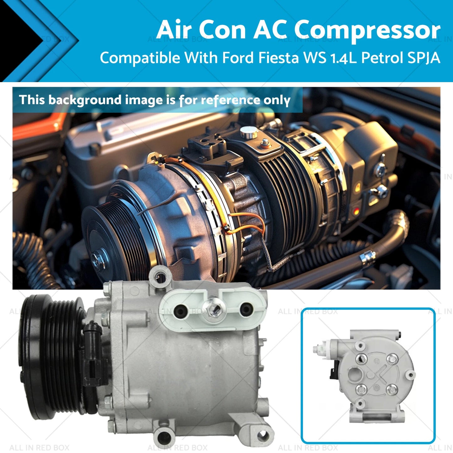 AC Compressor for Ford Fiesta WS 1.4L Petrol (2002-2008)