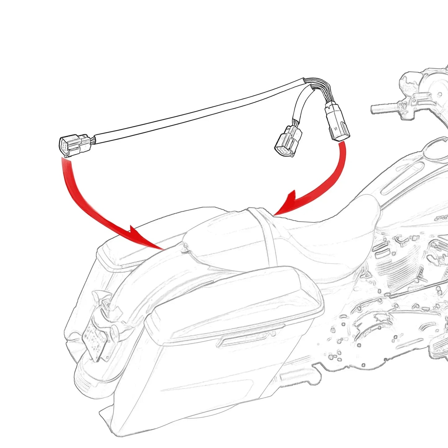 Trunk Wiring Harness Adapter for Harley Touring (2023-2025)