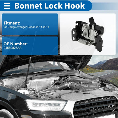 Hood Latch Assembly for Dodge Avenger Sedan (2011-2014) - 1 x Pcs