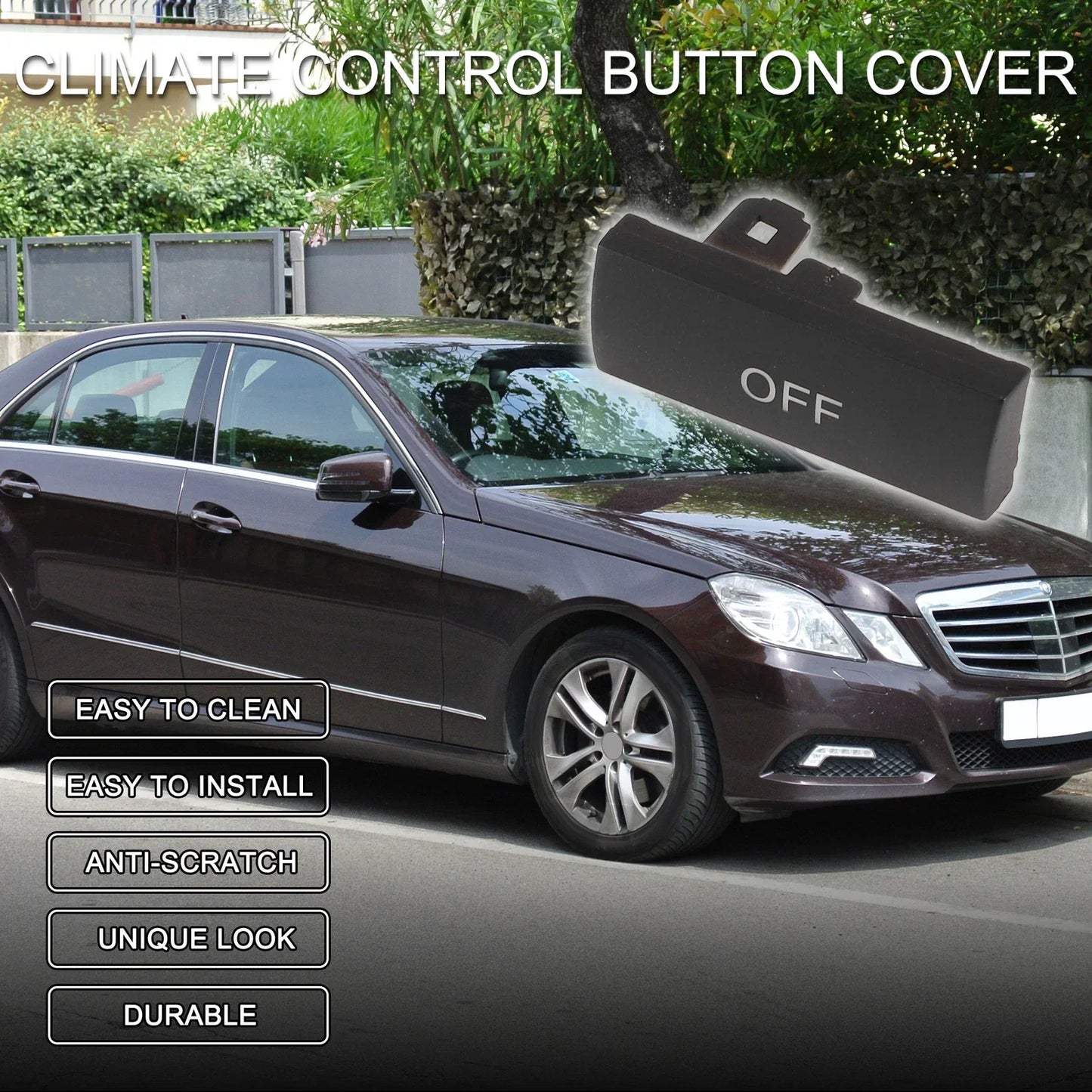 Climate Control Button Cover for Mercedes-Benz W212 E200 (2009-2016)