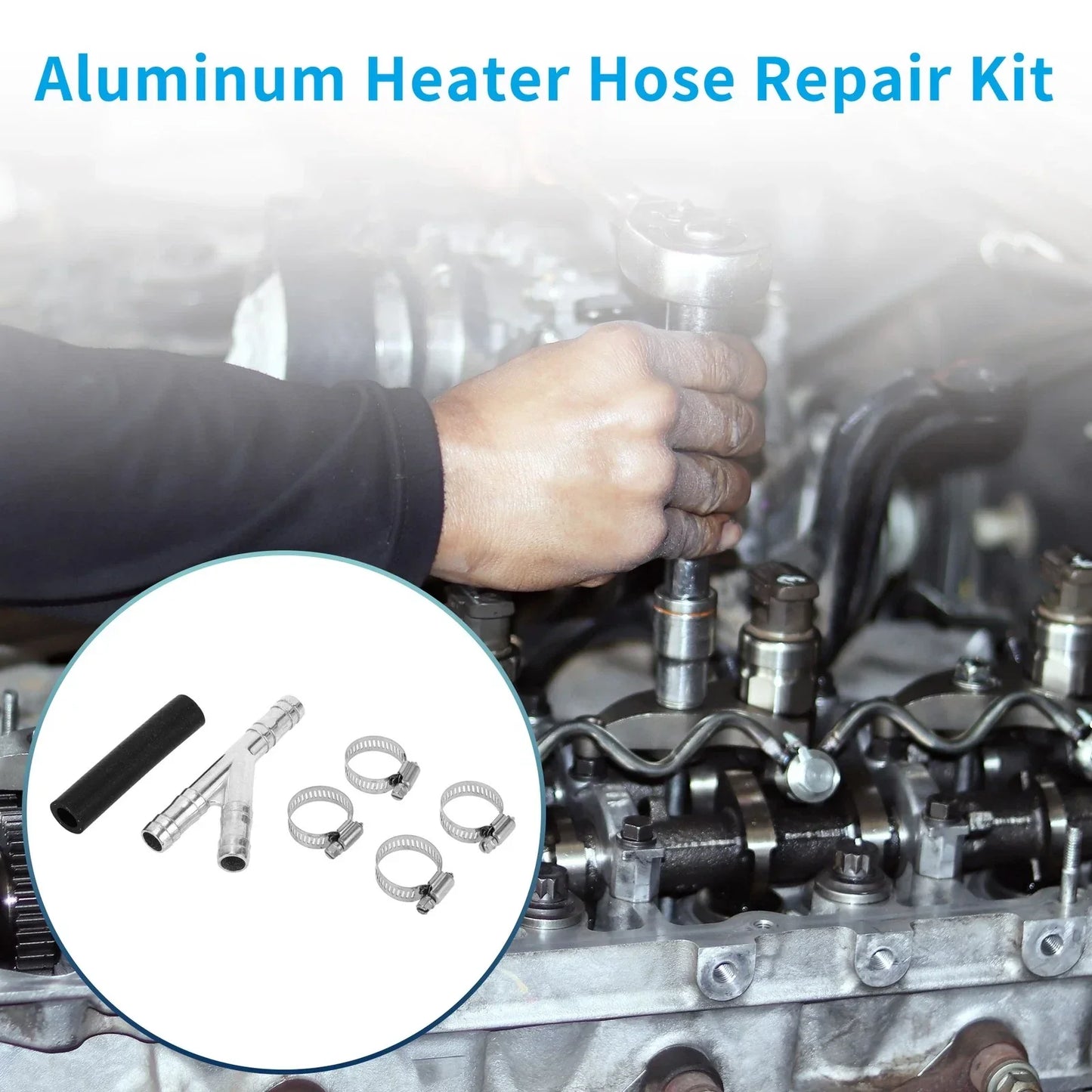 Aluminum Heater Hose Repair Kit for Dodge Grand Caravan (2008-2009)