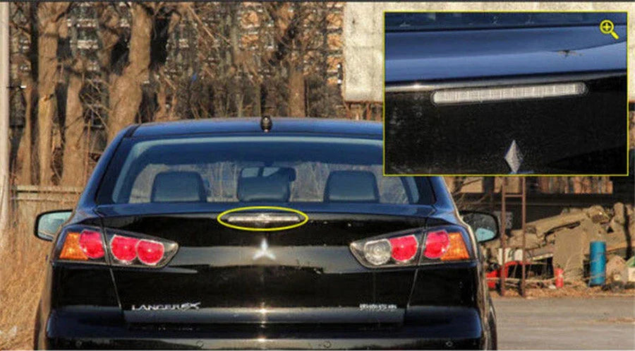 Red Tail Light Trunk Mount 3rd Brake Lamp for Mitsubishi Lancer (2008-2016)