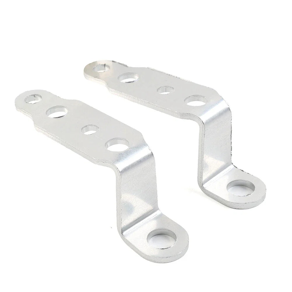 Silver Headlight Rearview Mirror Bracket for Car Spotlight