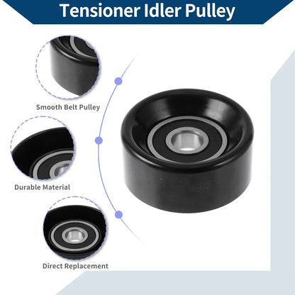 Drive Belt Idler Pulley for Acura RDX, Honda (2007-2012) - 1 x Pulley