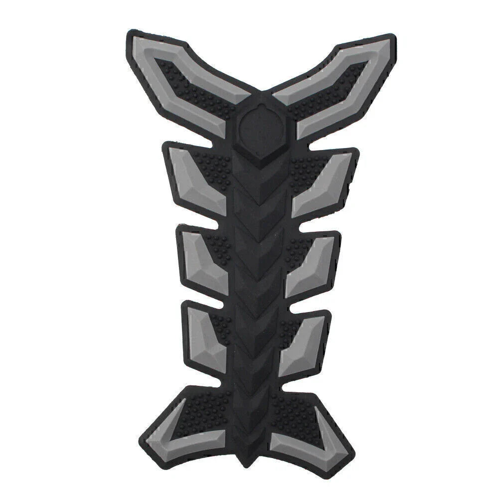 3D Decal Sticker Protector for Universal Motorcycle Grey Gas Fuel Tank Pad