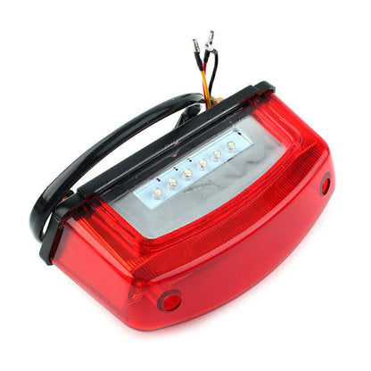 12V LED Tail Brake Light License Plate Lamp for Harley Honda