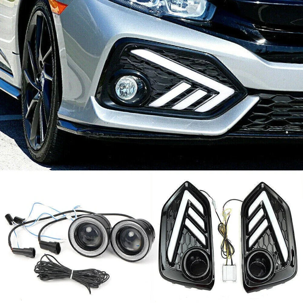 LED Daytime Running Turn Signal Lights for Honda Civic (2017-2019)