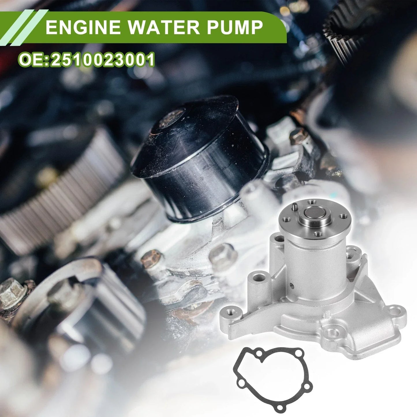 Engine Water Pump for Hyundai Trarjet 2003-2008 Cooling System Replacement