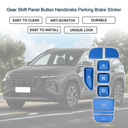 Gear Shift Panel Button Handbrake Parking Brake Sticker for Hyundai Tucson (2015-2023)