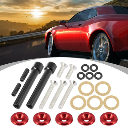 Engine Valve Cover Washer Bolt Kit Red for Honda D-Series D15 D16 (1992-2000)