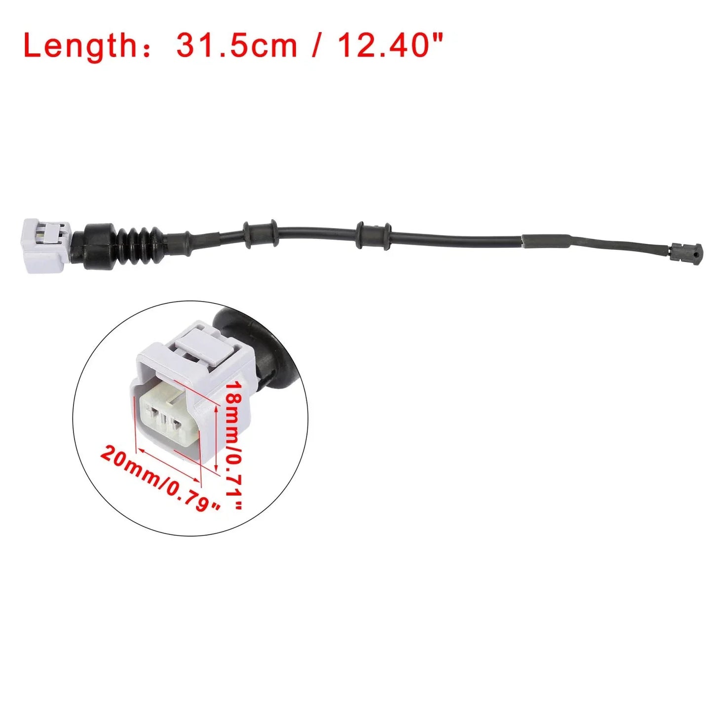 2 x Car Front Brake Pad Electronic Wear Sensors for Lexus LS400 (1990-2000)
