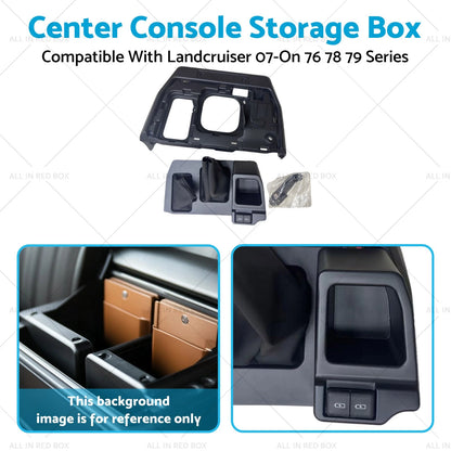 Console Storage Box Grey for Toyota Landcruiser 79 Series (2007-On)