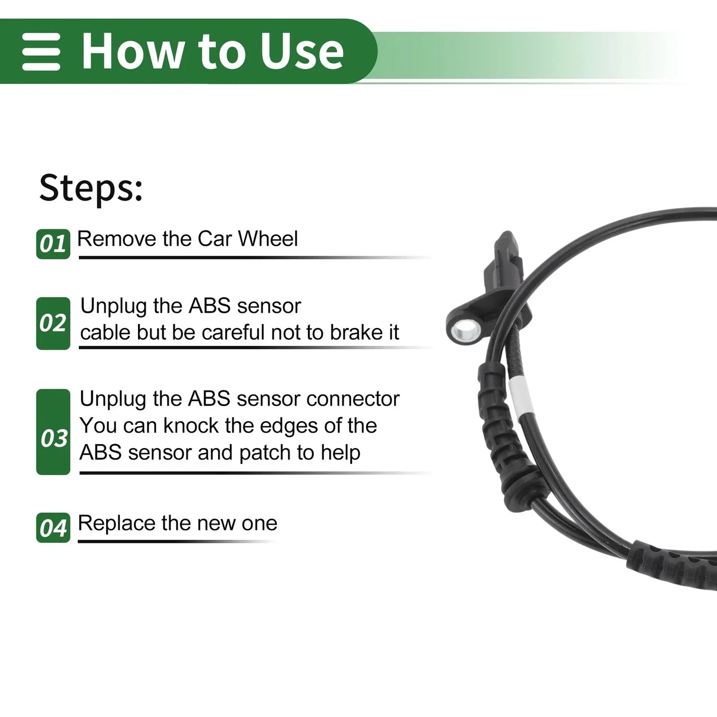 ABS Wheel Speed Sensor for BMW X1 (2016 - 2019)