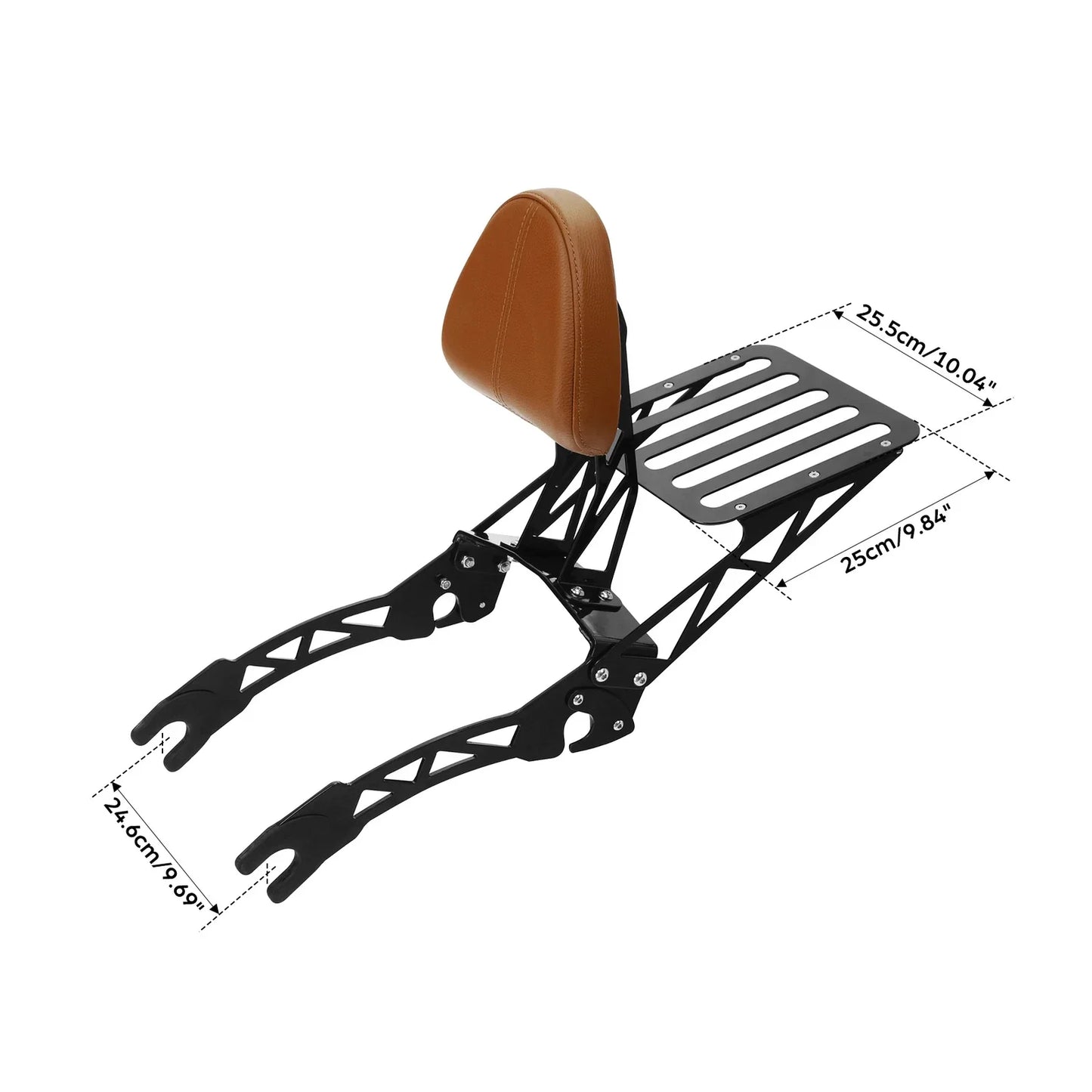 Passenger Sissy Bar Luggage Rack Spools Kit for Indian Scout (2015-2024)