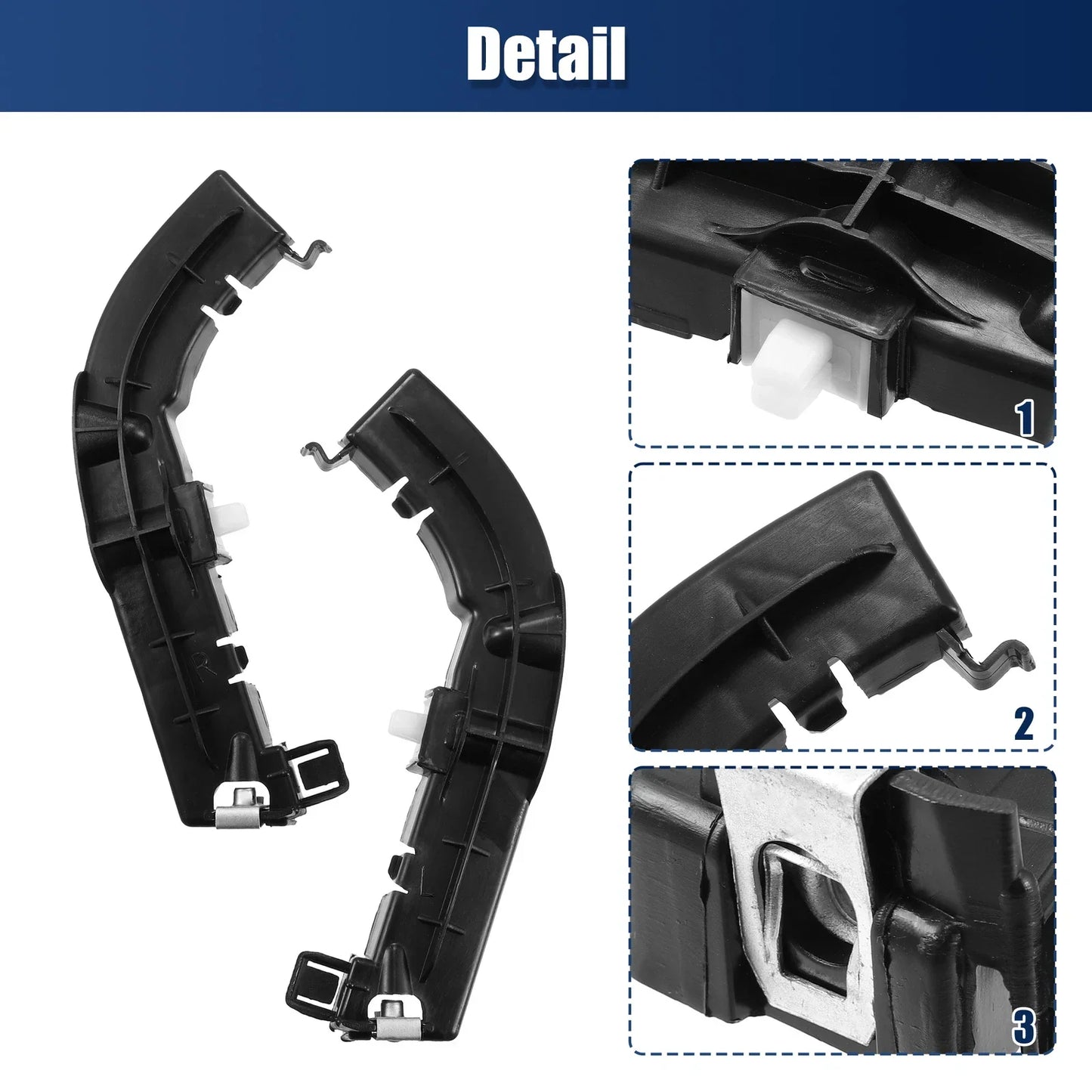 Bumper Brackets for Dodge Challenger (2015-2023) - 2 x Front Left & Right
