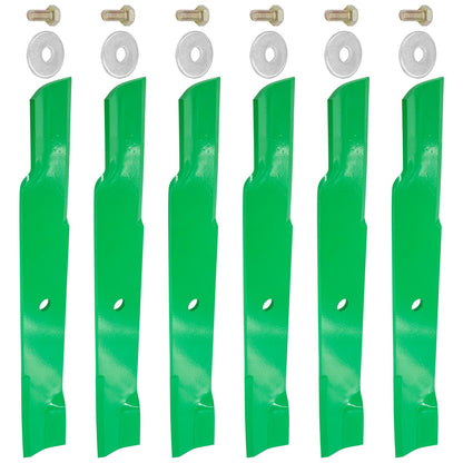 Deck Blades 60 Inch Replacement with Bolt for Hustler Zero Turn (2000–2010)
