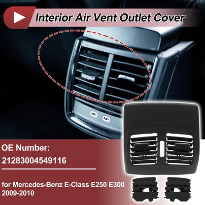 Rear Center Console Air Outlet Vent Grille for Mercedes-Benz (2016-2023)