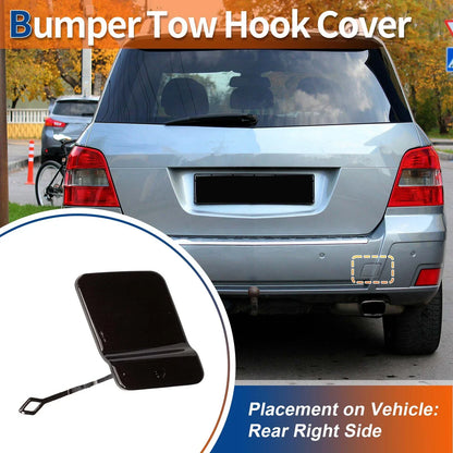 Rear Tow Hook Cover for Mercedes-Benz X204 2010-2012 - Brown