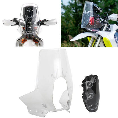 Front Windshield & Headlight Beam Kit for 790/890 Adventure-R (2020-2023)