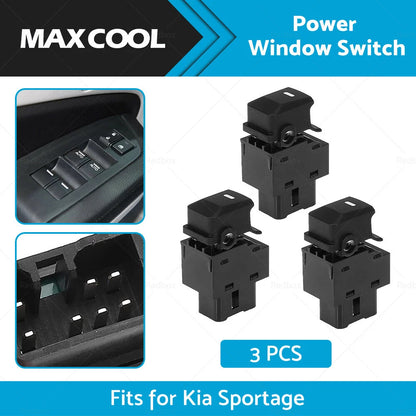 3 x Power Window Switch for Kia Sportage (2010-2015)