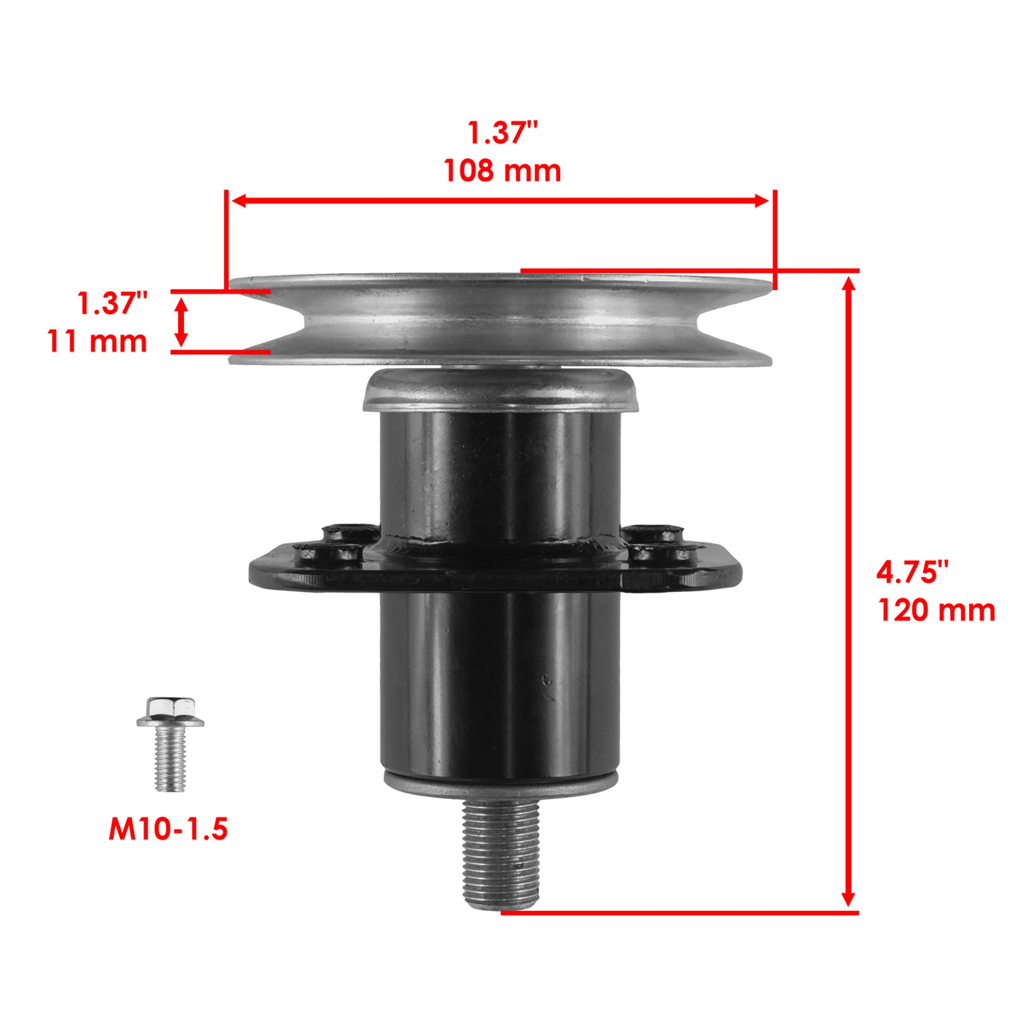 Caltric Spindle Assembly Replacement for Ariens 915171 Kohler Zoom 42" (2000–2000)