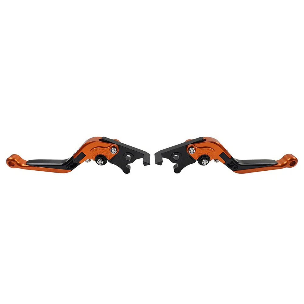 CNC Orange Extendable Brake Clutch Levers for BMW C650GT, C600 SPORT (2011-2017)