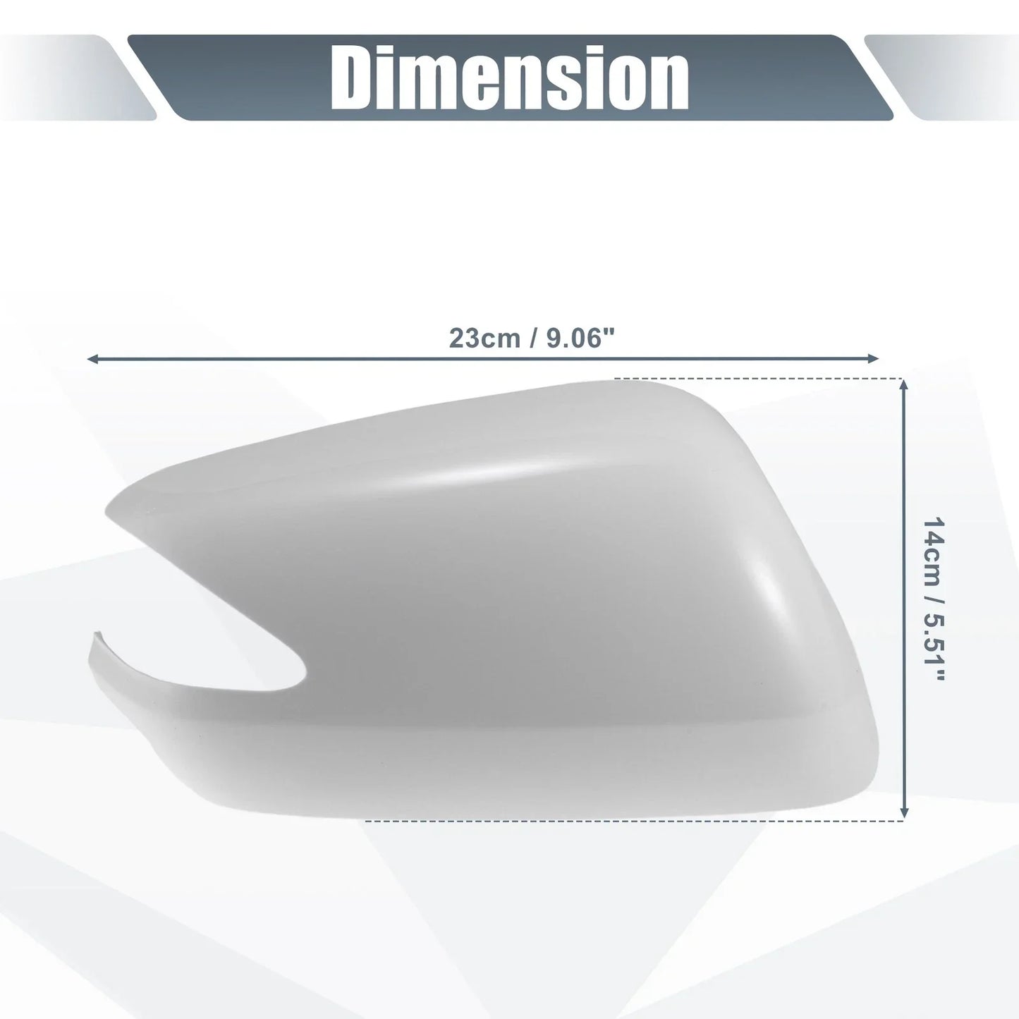 Right Side Car Mirror Cover Cap for Honda Fit (2009-2013)