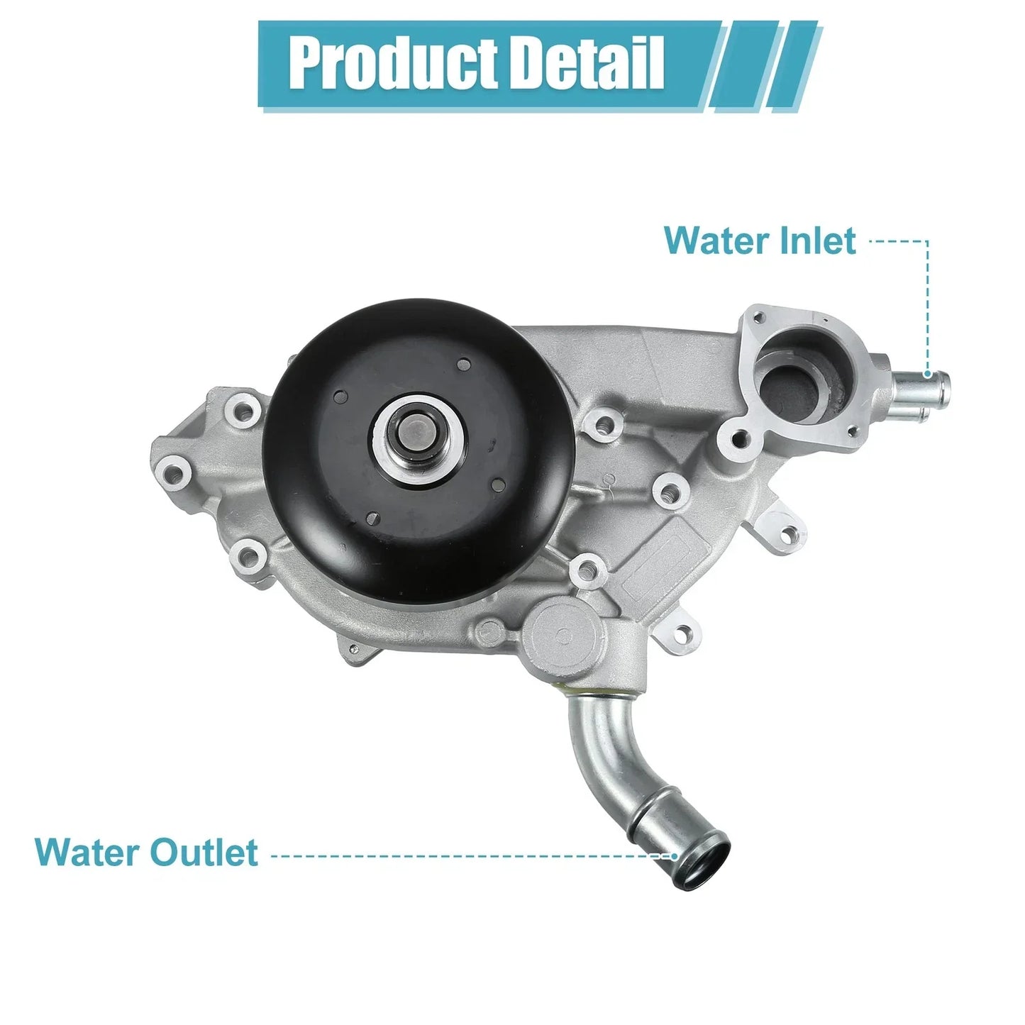 Engine Water Pump Set with Thermostat for Chevrolet Avalanche (2002-2013)