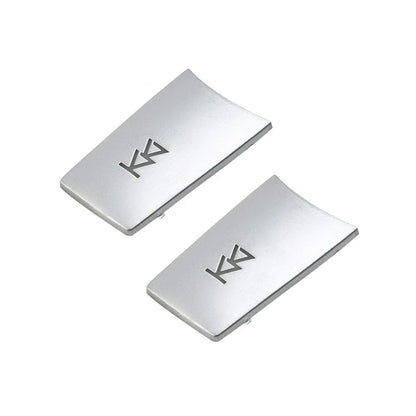 Button Covers Sequins ABS Silver for W204 W212