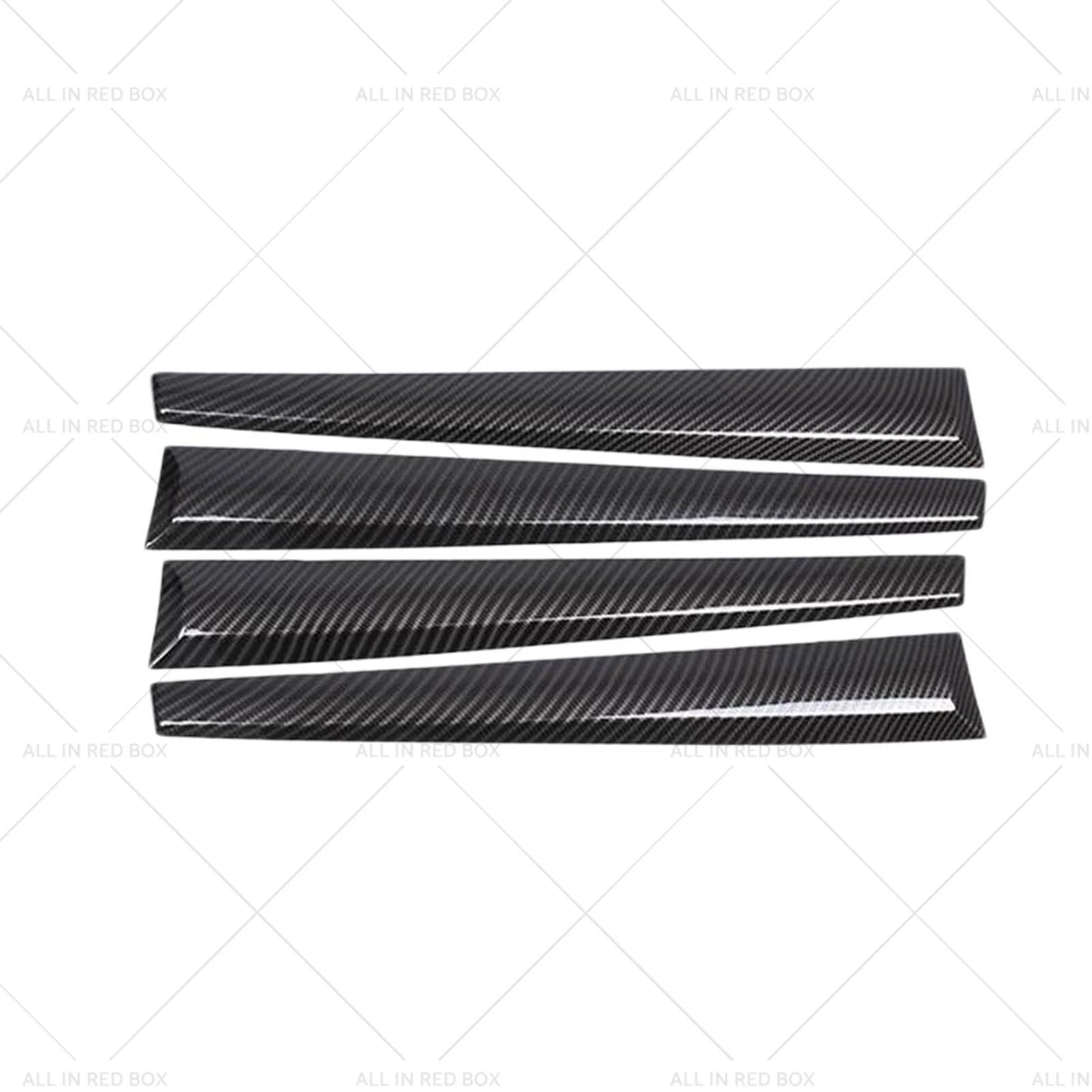 4 x Carbon ABS Interior Door Panel Cover Trim for Toyota Hilux (2015-2021)