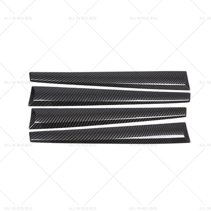 4 x Carbon ABS Interior Door Panel Cover Trim for Toyota Hilux (2015-2021)