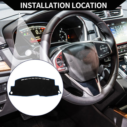Dashboard Cover Mat for Honda Vezel RU1/2/3/4 RS (2013-2020) - Black Blue Set