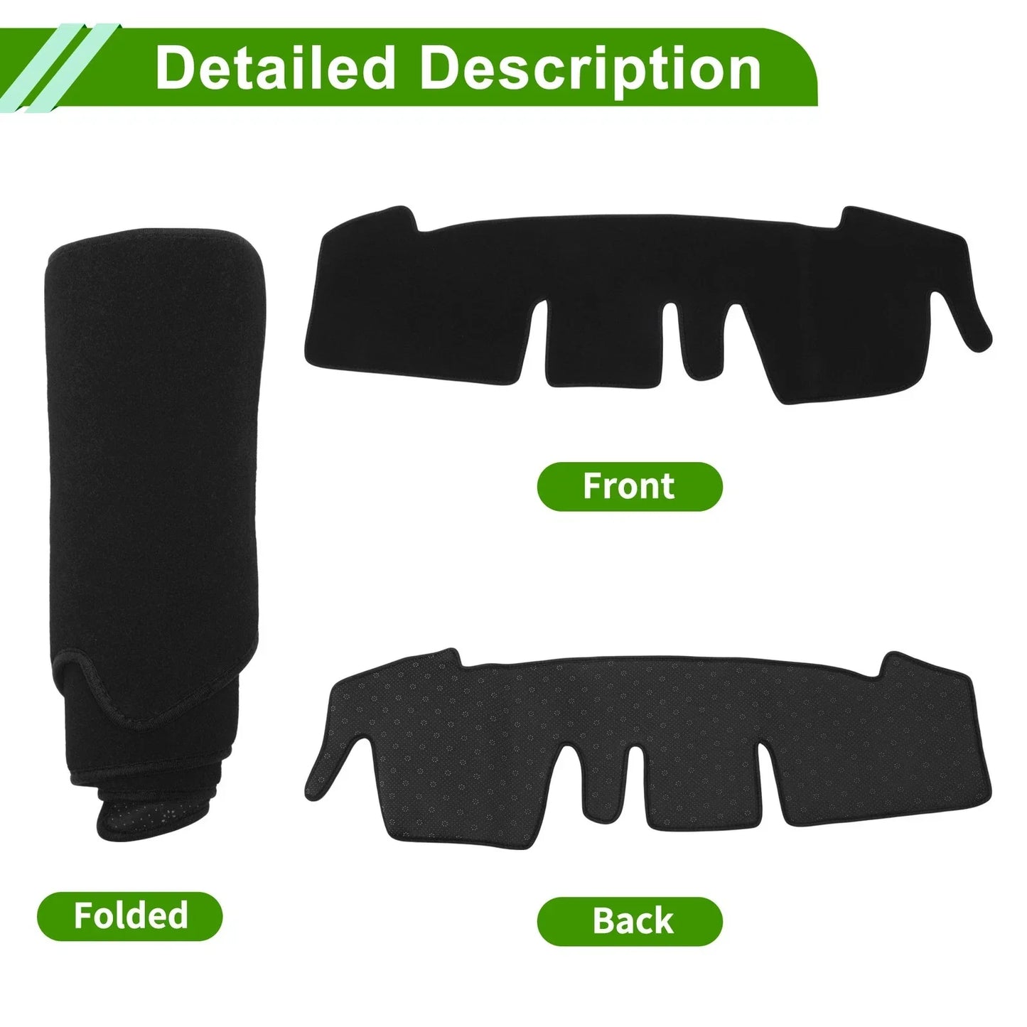 Dashboard Cover for Honda N-ONE JG3 JG4 2020-2024 Black 1 x Anti-Slip