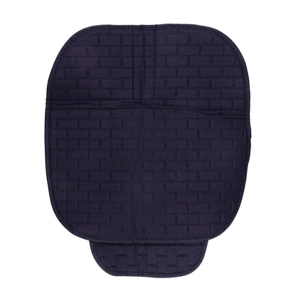 Black Car Front Seat Cushion Covers Set for Universal Fit ()