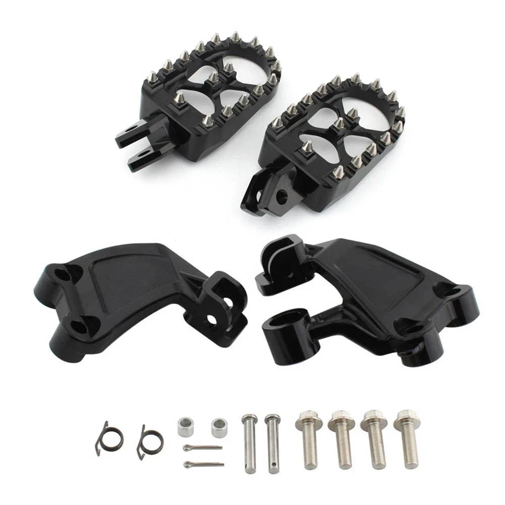 Footrest Foot Pegs Mount Bracket for Yamaha Vmax 1200 (1985-2007) Black