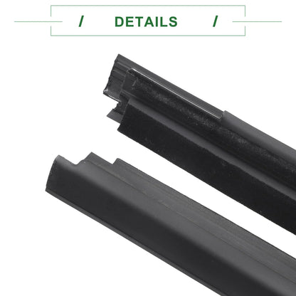 2 x Front Left Right Weatherstrip Window Seals for Honda Insight (2000-2006)