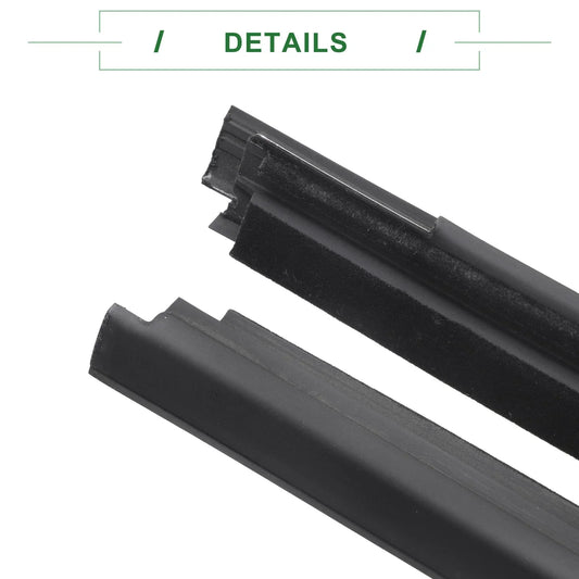 2 x Front Left Right Weatherstrip Window Seals for Honda Insight (2000-2006)