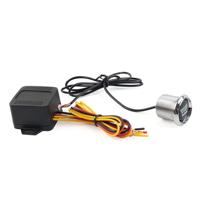 12V Car Engine Start Push Button Switch Ignition Starter w/ Blue LED