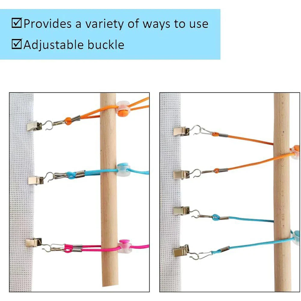 1 High Elasticity Colorful Adjustable Cross Stitch Clips for Crafting