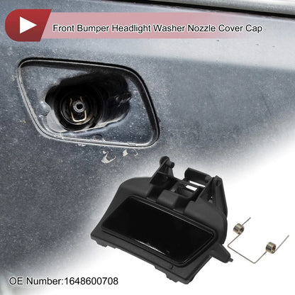 Front Left Washer Nozzle Cover for Mercedes-Benz ML350 (2003-2011) Black